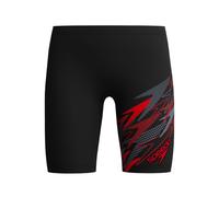 Speedo Boy's Medley Logo Swim Jammer, Black, 13-14 Years