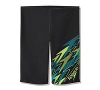 Speedo Boys Medley Logo Jammer Swimmers Black Size 14 Years