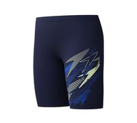SPEEDO BOYS MEDLEY LOGO JAMMERS.ENDURAFLEX NAVY BLUE SWIM SHORTS SWIMSUIT W26