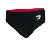 Speedo Boys Placement Brief - Black/White/Risk Red, Size 32
