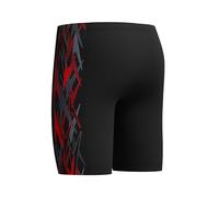 Speedo Boys Placement Jammer Swim Trunks Swimmers Anthracite/High Risk Red Size 15-16 Years