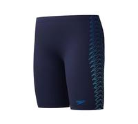 Speedo Boys Plastisol Placement Jammer Swim Trunks Swimmers Blue Size 9-10 Years