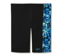 Speedo Boys Print Panel Jammer Swimmers Black Size 11-12 Years