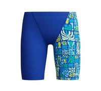 Speedo Boys Print V-Cut Jammer Swim Trunks Swimmers Deep Sapphire/Angelic Blue Size 13-14 Years