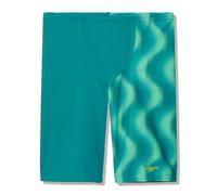 Speedo Boys Print V-Cut Jammer Swimmers Turquoise Size 12 Years