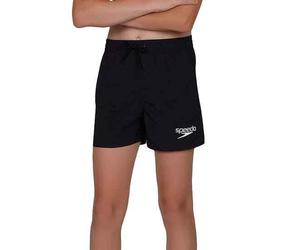 SPEEDO BOYS SOLID SWIM SHORTS SWIMMING TRUNKS BLACK S M L (AGES 6-11 YEARS)