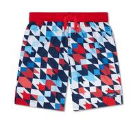 Speedo Boys' Standard Swim Trunk Knee Length Boardshort E-Board Printed, Cafe Check