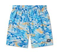 Speedo Boys' Standard Swim Trunk Mid Length Redondo Printed, Shark Check