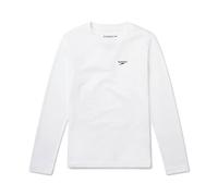 Speedo Boys' Uv Swim Shirt Long Sleeve Tee Graphic Rash Guard, White Basic, S