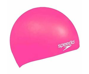 Speedo Childrens Unisex Small Graphic Print Pink Kids Silicon Swimming Cap 8 70990A657 - One Size