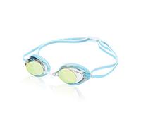 Speedo Competitive Women's Vanquisher 2.0 Mirrored Anti-Fog Swim Goggles, Blue