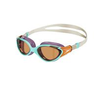 Speedo Damen Biofuse 2.0 Schwimmbrille | Weibliches Design | Patentierter Verstellmechanismus | Anti-Beschlag | Anti-Leck | Comfort Fit Schwimmbrille (1 Stück)