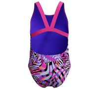 Speedo Girls Digital Allover Leaderback Swimsuit Swimming Costume Pink Size 13-14 Years