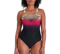 Speedo Digital Placement Medalist Womens Swimsuit - Black
