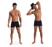 Speedo Men's Endurance+ Aquashort Swimming Trunks | Chlorine Resistant | Swim Fitness | Training | Holiday, Black, 34