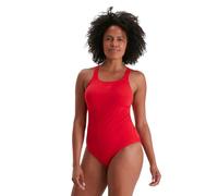 Speedo Women's Endurance+ Medalist Swimsuit Swimming Costume Red 2025 BNWT