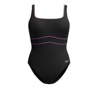 Speedo Women's Shaping ContourEclipse Swimsuit Swimming Costume Black Size 38" Approx UK 14