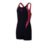 Speedo ECO Printed Muscleback Panel Legsuit Swimsuit Girls - 128