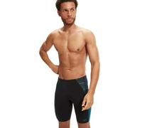 Speedo Endurance+ Max Splice Swim Jammer - Black/Teal Blue - Waist Size 28