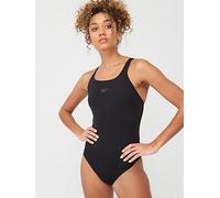 Speedo Endurance® + Medalist Swimsuit - Black, Black, Size 14, Women Black