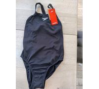 Speedo Women's Eco Endurance+ Medalist Swimsuit UK 8 - 30 One Piece Black School
