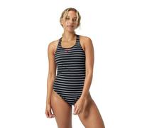 Speedo Endurance+ Printed Medalist Swimsuit - Black/White - UK Size 40