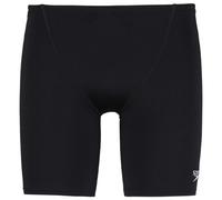 Speedo Men's Endurance+ V Cut Mid Jammer Swimming Trunks| Chlorine Resistance | Comfort Fit | Swim Training | Fitness, Black, 30