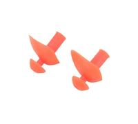 Speedo Unisex-Youth Ergo Swimming Earplugs | Ergonomic Design | Reusable Case, Dragonfire Orange, One Size