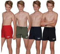 Speedo Boys 13" Watershorts | Swim Shorts | Swimming Trunks | Quick Dry | Comfort | Chlorine Resistant, Black, 5-6 Years