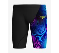 Speedo Fastskin Lzr Ignite Jammer Swimsuit Black Blue Purple - 28