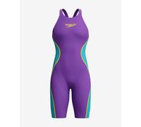 Speedo Fastskin LZR Pure Intent 2.0 Openback Swimsuit Purple Blue Yellow Women - 30