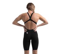 Speedo Fastskin Lzr Pure Valor 2.0 Open Back Competition Swimsuit Black UK 25 Woman