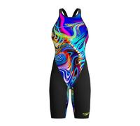Speedo Fastskin Lzr Pure Valor 2.0 Openback Swimsuit Black UK 25 Woman