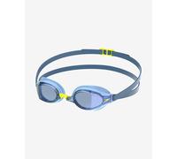 Speedo Fastskin Speedsocket 2 Swimming Goggles Blue Yellow with Mirrored Blue Lenses