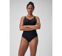 Speedo female Aquanite Tummy Control V-NeckSwimsuit - 10 - Black, Black