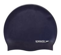Speedo Unisex-Adult Flat Silicon Swim Cap | Swim Essentials | Hair Protection, Navy, One Size
