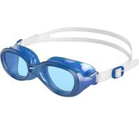 Speedo Unisex-Youth Futura Classic Swimming Goggles | Anti-fog | Anti-leak Goggles, Clear/Neon Blue, One Size