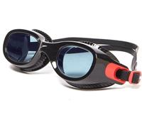 Speedo Futura Classic Swimming Goggles Swimming Goggles, Black/Lava Red/Smoke, One Size