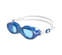Speedo Futura Classic Swimming Goggles Swimming Goggles, Clear/Neon Blue, One Size