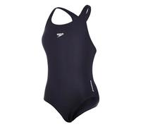 Speedo Girls Endurance+ Medalist Swimsuit | Chlorine Resistance | Comfort Fit | Swimming Lessons | Swim Holiday, True Navy, 7-8