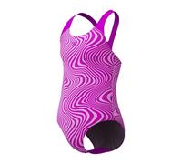 Speedo Digital Allover Splashback Swimsuit Purple 13-14 Years Girl
