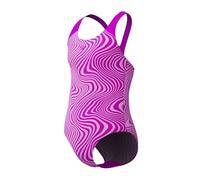 Speedo Girls Digital Allover Splashback Swimsuit Swimming Costume Diva Size 7-8 Years