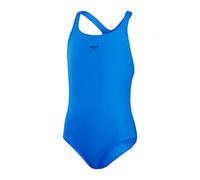 Speedo Girl's Eco Endurance+ Medalist Swimsuit | Chlorine Resistance | Recycled Fabric | Comfort Fit | Swiming LeSons | Swim Holiday, Bondi Blue, 13-1413-14