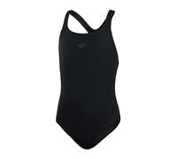 Speedo Girl's Eco Endurance+ Medalist Swimsuit | Chlorine Resistance | Recycled Fabric | Comfort Fit | Swiming LeSons | Swim Holiday, Black, 9-109-10