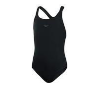 Speedo Girls Endurance+ Medalist Swimsuit | Chlorine Resistance | Comfort Fit | Swimming Lessons | Swim Holiday, Black, 5-6