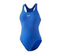 Speedo Girls Endurance+ Medalist Swimsuit | Chlorine Resistance | Comfort Fit | Swimming Lessons | Swim Holiday, Bondi Blue, 13-14