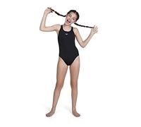 Speedo Girls Endurance Plus Medalist Swimsuit - Black black 11-12 (LG)