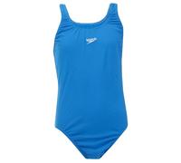 Speedo Girls Essential Endurance+ Medalist Swimsuit, Azul (Blue), 32 (Age 13-14)