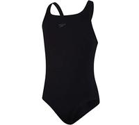 Speedo Girl's Essential Endurance+ Medalist Swimsuit, Black, 24 5-6 Years UK