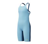 Speedo Girls Fastskin Junior Endurance+ Max Openback Kneeskin Swimsuit Swimming Costume Blue Size 9-10 Years